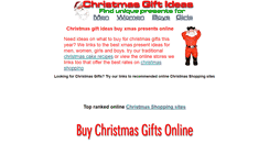 Desktop Screenshot of christmasgiftideas.biz