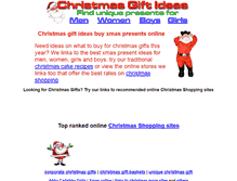 Tablet Screenshot of christmasgiftideas.biz